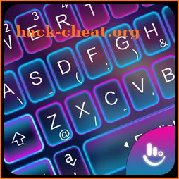 Colorful Neon Lights Keyboard Theme icon