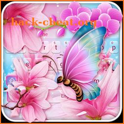 Colorful Spring Flowers Keyboard icon