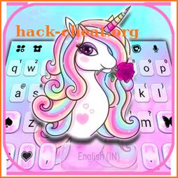 Colorful Unicorn Keyboard Theme icon