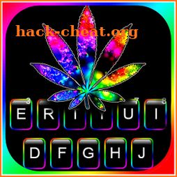 Colorful Weed Keyboard Theme icon