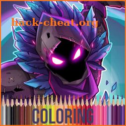 Coloring Battle Royale season 8 icon