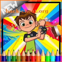 Coloring Ben Games For 10 Kids icon