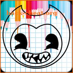 Coloring Bendy book icon