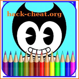Coloring Bendy book's 2019 icon
