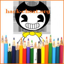 Coloring Bendy book's icon