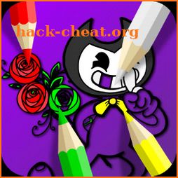 Coloring Bendy icon
