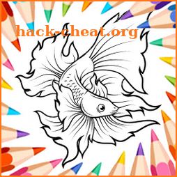 Coloring Betta Fish icon