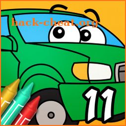 Coloring Book 11: Trucks and Things that Go icon