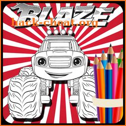 Coloring Book Blaze with Monster Machine icon