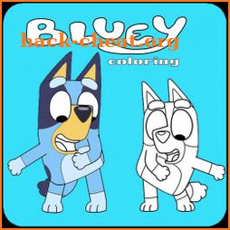 Coloring BOOK Bluey icon