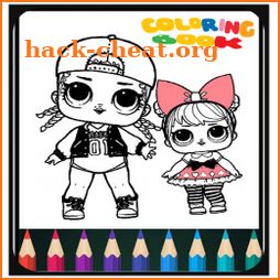 Coloring Book Dolls - Easy Drawing icon