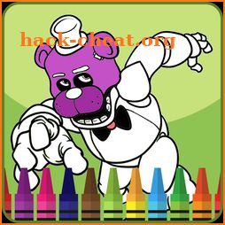 Coloring book five nights icon