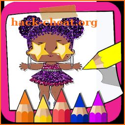 Coloring book for Dolls & Princesses icon