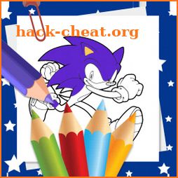 Coloring Book For Hedgehogs - Coloring Shadow Game icon