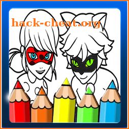 Coloring Book for Ladybug miracul & Cat Noir icon