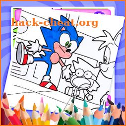 Coloring Book For Sonic 2020: Coloring Hedgehog icon