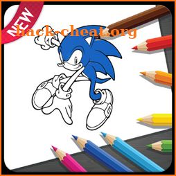 Coloring Book For Sonic Game icon