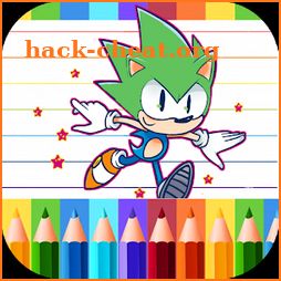 Coloring book for Sonic Mania icon
