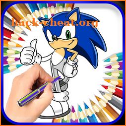 Coloring Book for Sonic Pages Hedgehog icon
