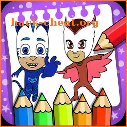 coloring Book for superhero 4: coloring Masks game icon
