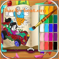 Coloring Book Girls - Games Coloring princess icon