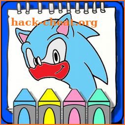 Coloring Book hedgehogs 2020 icon