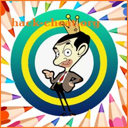 Coloring Book Mr Funny : Bean Coloring Game icon