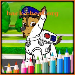 Coloring Book Paw Dogs Patrol icon