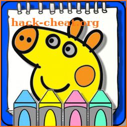 Coloring book pigpagpig 2020 icon