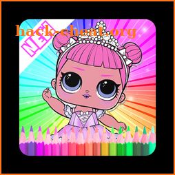 Coloring Book Surprise Dolls, LoL icon