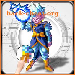 Coloring By Number DBZ Super Pixel Art icon