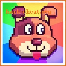 Coloring by number: Funny pets icon