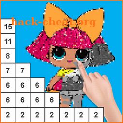 Coloring Cartoon Surprise Dolls Color by Number icon