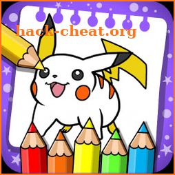 coloring cartoons game icon