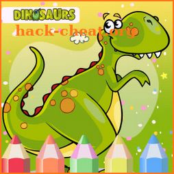 Coloring Dinosaur Book Pro icon