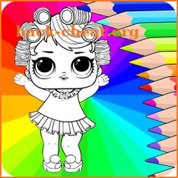 Coloring Dolls Surprise Book Lol icon