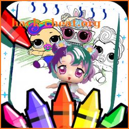 Coloring Dolls Surprise icon