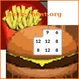 Coloring Fast Food Pixel Art icon