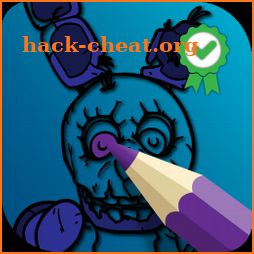 Coloring five night s frds icon