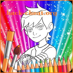 Coloring For Kids Ben-10 Games icon