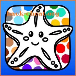 Coloring for kids - Marine animals icon