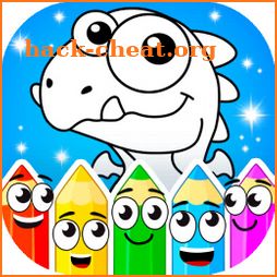 Coloring for toddler icon