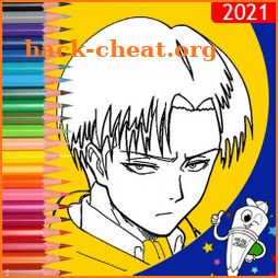 Coloring game for attack on titan icon