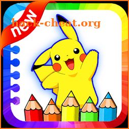 Coloring Game Pokem Pikachu icon