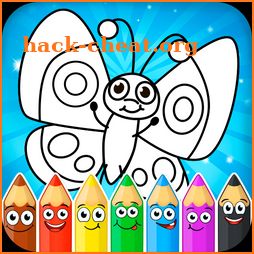 Coloring games : coloring book icon