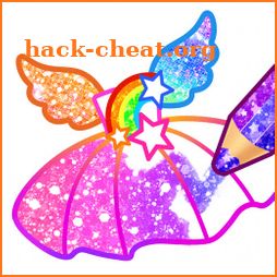Coloring Glitter Princess icon