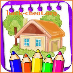 Coloring House and Palace icon