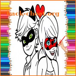 Coloring Ladybug And Cat Noir Miraculous Pages icon