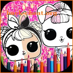 Coloring lol surprise pets doll icon