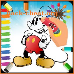 Coloring Mickey Cartoon Book Mouse Game icon